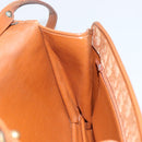 Christian Dior Trotter Canvas Shoulder Bag Brown Gold Auth bs31572-18