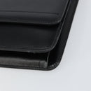 Christian Dior Shoulder Bag Leather Black Gold Auth bs31574-9