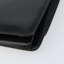 Christian Dior Shoulder Bag Leather Black Gold Auth bs31574-15