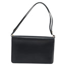 Christian Dior Shoulder Bag Leather Black Gold Auth bs31574-2