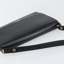 Christian Dior Shoulder Bag Leather Black Gold Auth bs31574-6