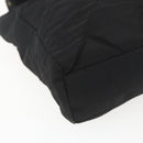 PRADA Quilted Chain Tote Bag Nylon Black Gold Auth bs31575-15