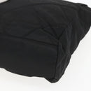 PRADA Quilted Chain Tote Bag Nylon Black Gold Auth bs31575-16