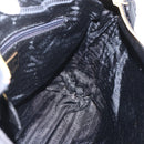 PRADA Quilted Chain Tote Bag Nylon Black Gold Auth bs31575-21