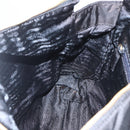 PRADA Quilted Chain Tote Bag Nylon Black Gold Auth bs31575-22
