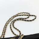 PRADA Quilted Chain Tote Bag Nylon Black Gold Auth bs31575-8