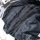 PRADA Tote Bag Leather 2way Gray Silver Auth bs31577-11