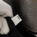 PRADA Tote Bag Leather 2way Gray Silver Auth bs31577-12