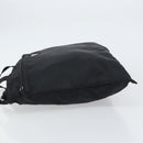 PRADA Tote Bag Nylon Black Silver Auth bs31578-4