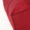 PRADA Tote Bag Nylon Red Silver Auth bs31579-16