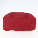 PRADA Tote Bag Nylon Red Silver Auth bs31579-5