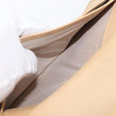 CHANEL Camelia Wallet Leather Beige CC Auth bs31581-16