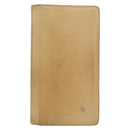 CHANEL Camelia Wallet Leather Beige CC Auth bs31581-2