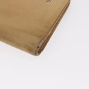 CHANEL Camelia Wallet Leather Beige CC Auth bs31581-8