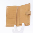 CHANEL COCO Mark Long Wallet Caviar Skin Beige Gold CC Auth bs31582-8