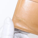 CHANEL COCO Mark Long Wallet Caviar Skin Beige Gold CC Auth bs31582-9
