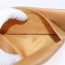 CHANEL COCO Mark Long Wallet Caviar Skin Beige Gold CC Auth bs31582-10