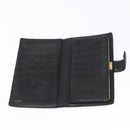 CHANEL Long Wallet Caviar Skin Black Gold CC Auth bs31583-12