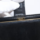 CHANEL Long Wallet Caviar Skin Black Gold CC Auth bs31583-16