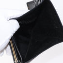 CHANEL Long Wallet Caviar Skin Black Gold CC Auth bs31583-18