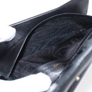 CHANEL COCO Mark Long Wallet Caviar Skin Black Gold CC Auth bs31584-17