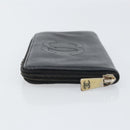 CHANEL Zip Around Long Wallet Caviar Skin Black Gold CC Auth bs31585-4
