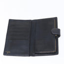 CHANEL COCO Mark Long Wallet Caviar Skin Black Gold CC Auth bs31586-8