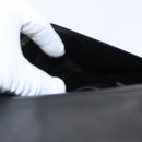 CHANEL No.5 Long Wallet Patent leather Black CC Auth bs31588-9