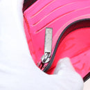 CHANEL Cambon Line Wallet Lamb Skin Black Silver CC Auth bs31589-10