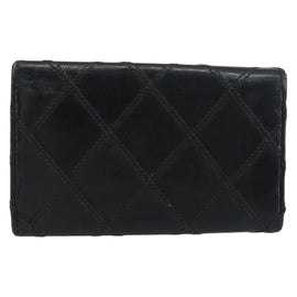 CHANEL Bicolore Key Case Leather Black Silver CC Auth bs31594 - 0