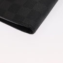 LOUIS VUITTON Damier Graphite Portefeuille Plaza Wallet N62665 LV Auth bs31597-16
