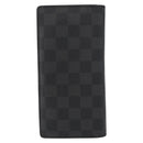 LOUIS VUITTON Damier Graphite Portefeuille Plaza Wallet N62665 LV Auth bs31597-2