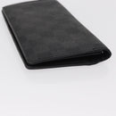 LOUIS VUITTON Damier Graphite Portefeuille Plaza Wallet N62665 LV Auth bs31597-5