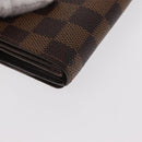 LOUIS VUITTON Damier Ebene Portefeuille Tresol Bifold Wallet N61736 Auth bs31598-15