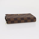 LOUIS VUITTON Damier Ebene Portefeuille Tresol Bifold Wallet N61736 Auth bs31598-5