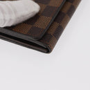 LOUIS VUITTON Damier Ebene Portefeuille Tresol Bifold Wallet N61736 Auth bs31598-7