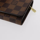LOUIS VUITTON Damier Ebene Portefeuille Tresol Bifold Wallet N61736 Auth bs31598-14
