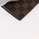 LOUIS VUITTON Damier Ebene Portefeuille Sarah Long Wallet N60491 LV Auth bs31599-15