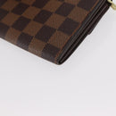 LOUIS VUITTON Damier Ebene Portefeuille Sarah Long Wallet N60491 LV Auth bs31599-16