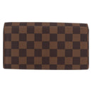 LOUIS VUITTON Damier Ebene Portefeuille Sarah Long Wallet N60491 LV Auth bs31599-2
