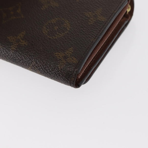 LOUIS VUITTON Monogram Portefeuille Tresol Wallet M61736 LV Auth bs31600