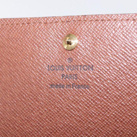 LOUIS VUITTON Monogram Portefeuille Tresol Wallet M61736 LV Auth bs31600