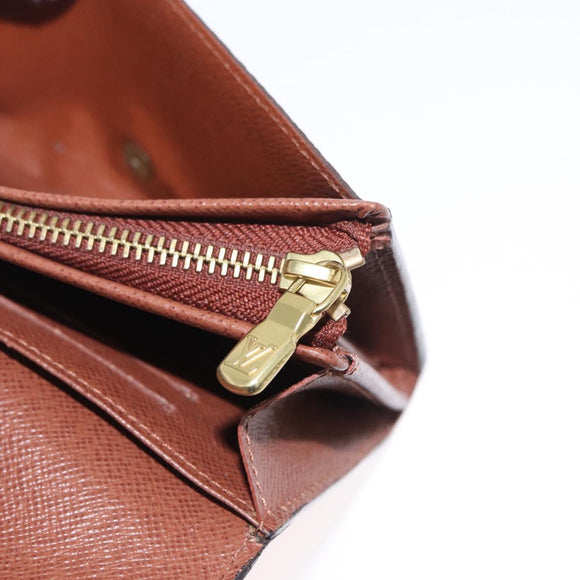 LOUIS VUITTON Monogram Portefeuille Tresol Wallet M61736 LV Auth bs31600