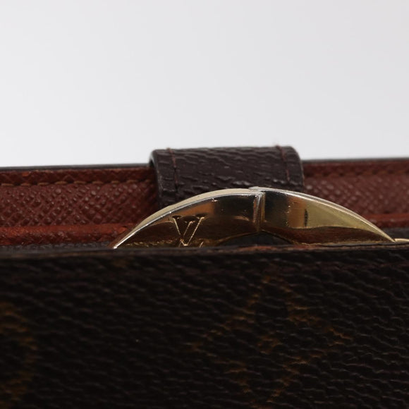 LOUIS VUITTON Monogram Porte Monnaie Billets Viennois Wallet M61663 Auth bs31602