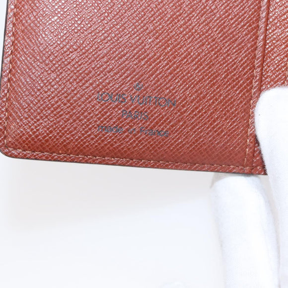 LOUIS VUITTON Monogram Porte Monnaie Billets Viennois Wallet M61663 Auth bs31602