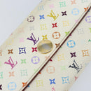 LOUIS VUITTON Multicolor Portefeuille Sarah Wallet White M93532 LV Auth bs31603-17
