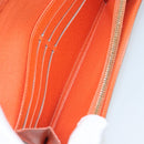 LOUIS VUITTON Multicolor Portefeuille Sarah Wallet White M93532 LV Auth bs31603-9