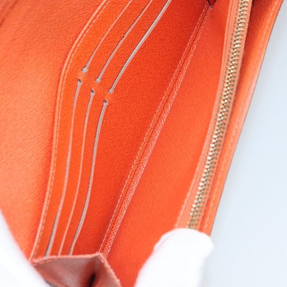 LOUIS VUITTON Multicolor Portefeuille Sarah Wallet White M93532 LV Auth bs31603