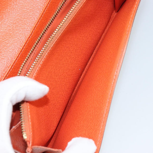 LOUIS VUITTON Multicolor Portefeuille Sarah Wallet White M93532 LV Auth bs31603