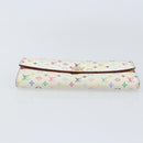 LOUIS VUITTON Multicolor Portefeuille Sarah Wallet White M93532 LV Auth bs31603-6